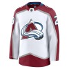 Colorado Avalanche tröja Fanatics Premium Nathan MacKinnon 2024-25 Vit Borta - NHL Tröjor Herr